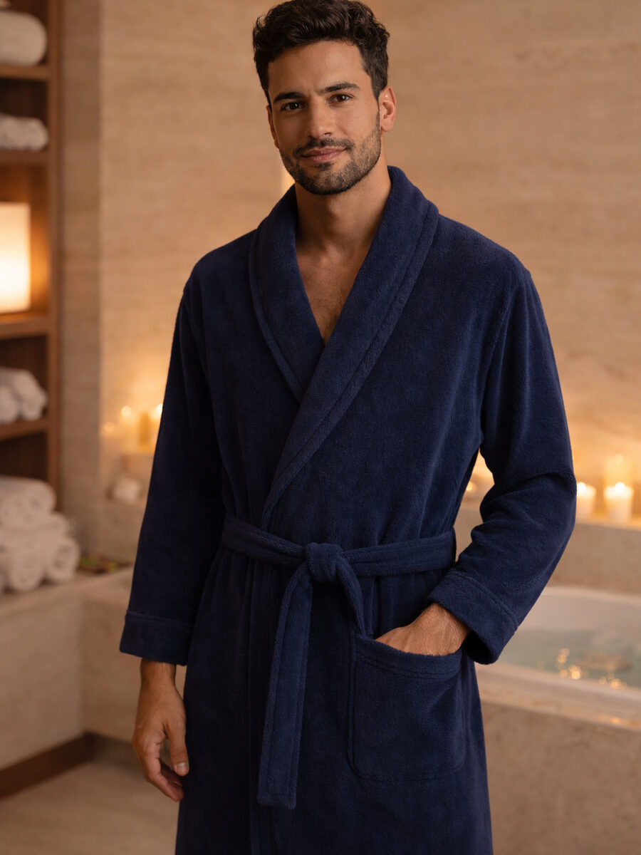 Roupão adulto masculino