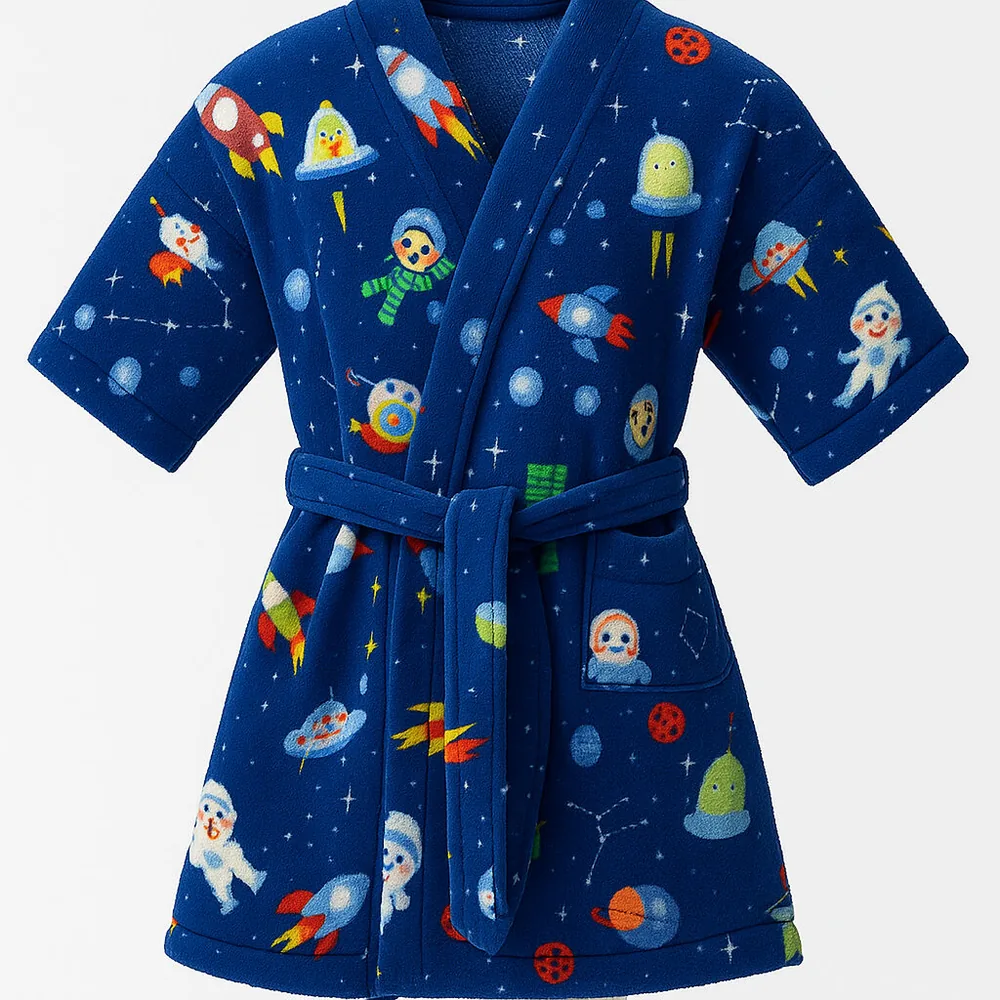 Roupão infantil temático — La Luna Malhas